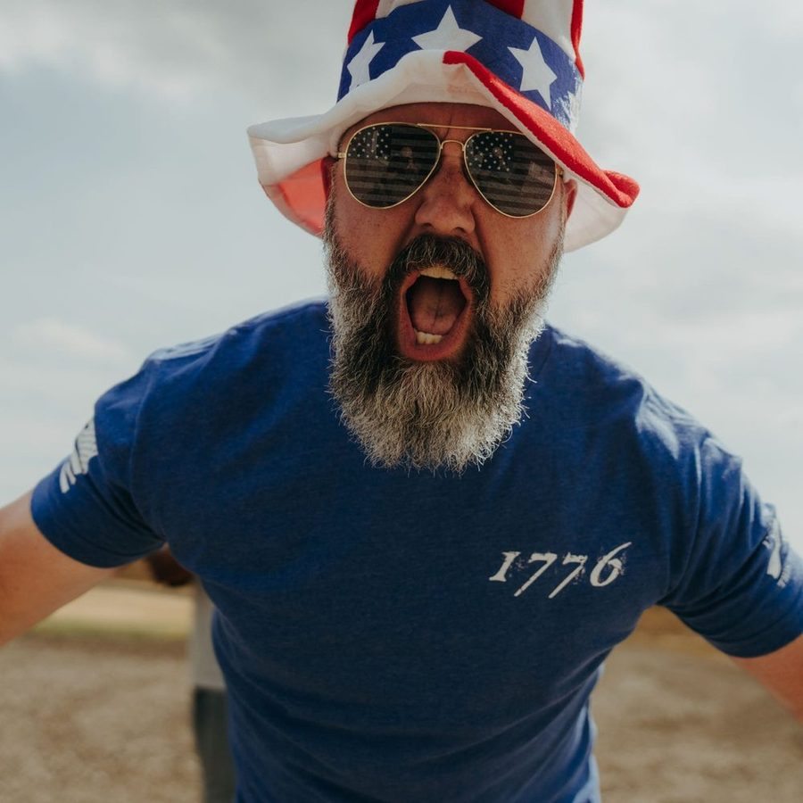 1776 Flag T-Shirt - Royal - Image 2