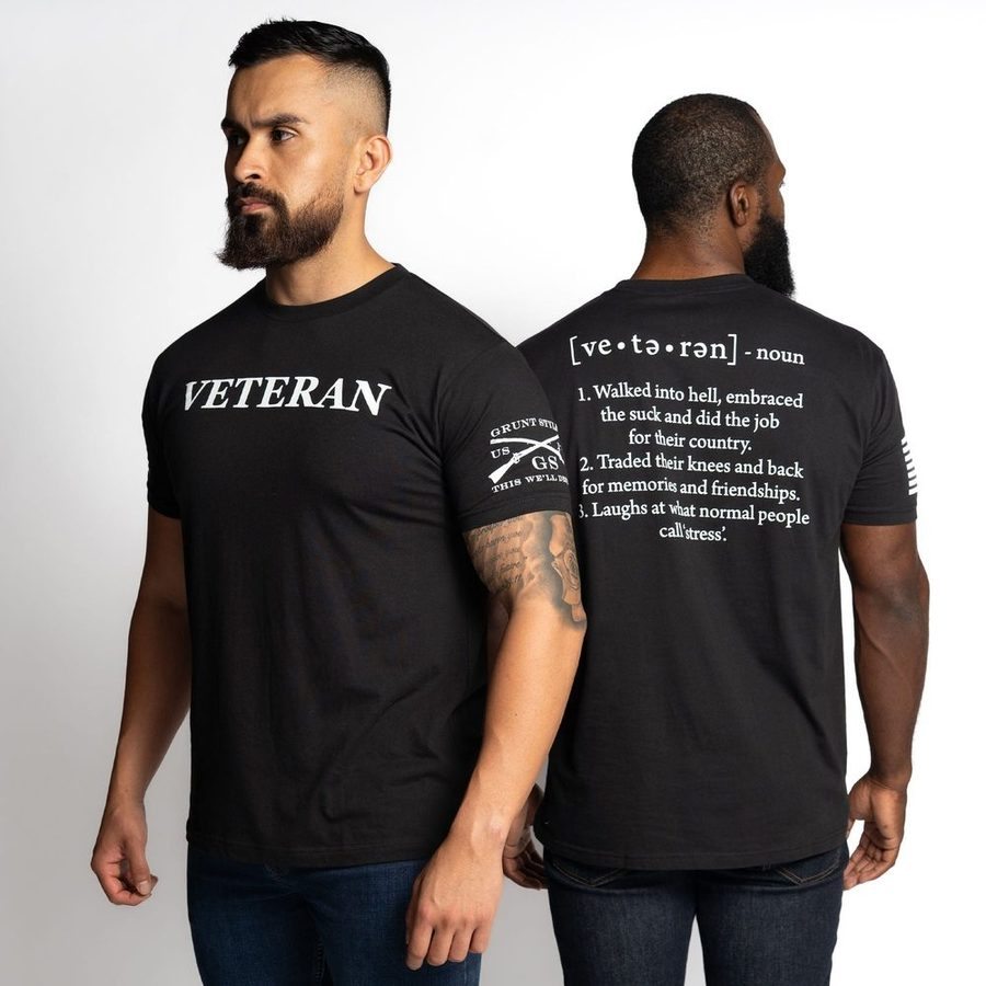 Veteran Defined T-Shirt - Black - Image 9