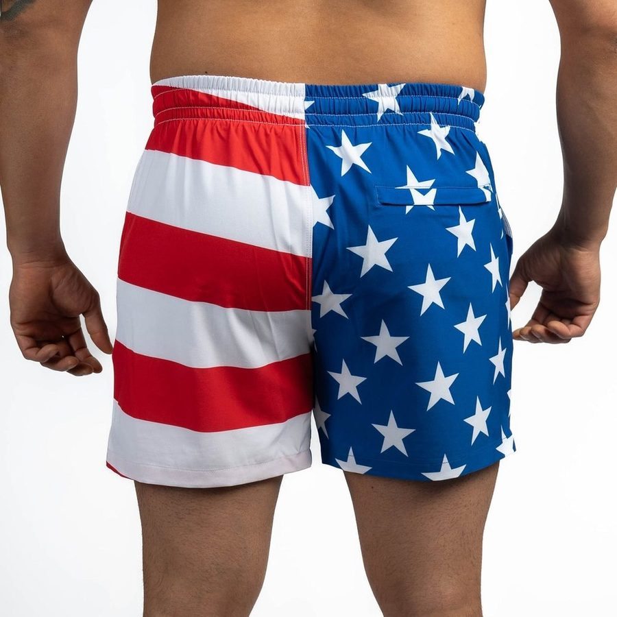 Grunt Short 5 Inseam - American Flag - Image 10