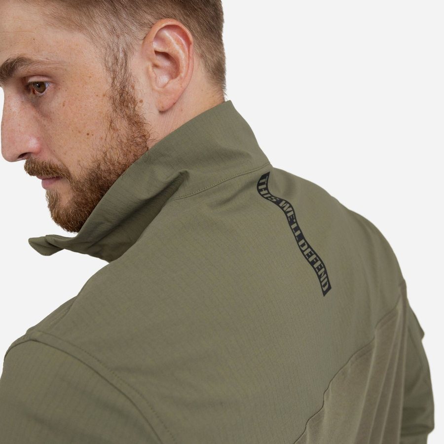 Men's Operator Shirt - Military Green - Image 7
