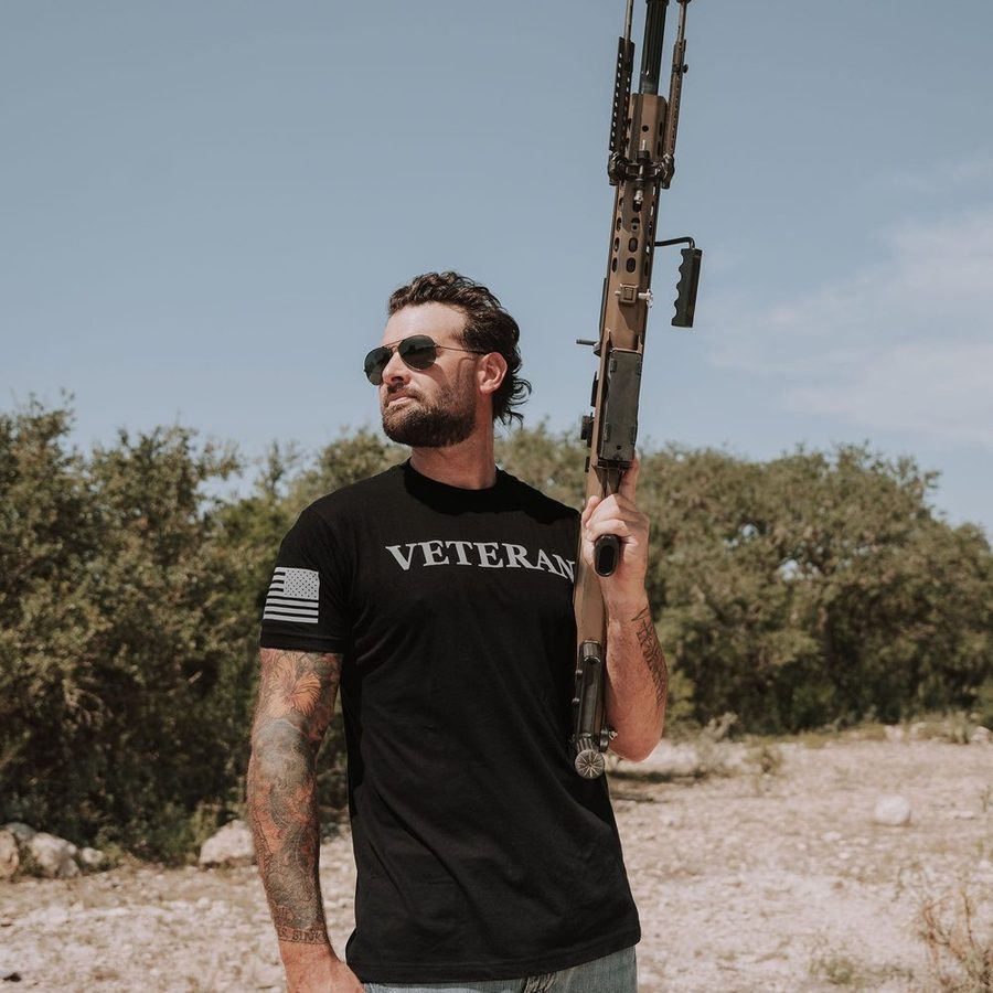 Veteran Defined T-Shirt - Black - Image 3