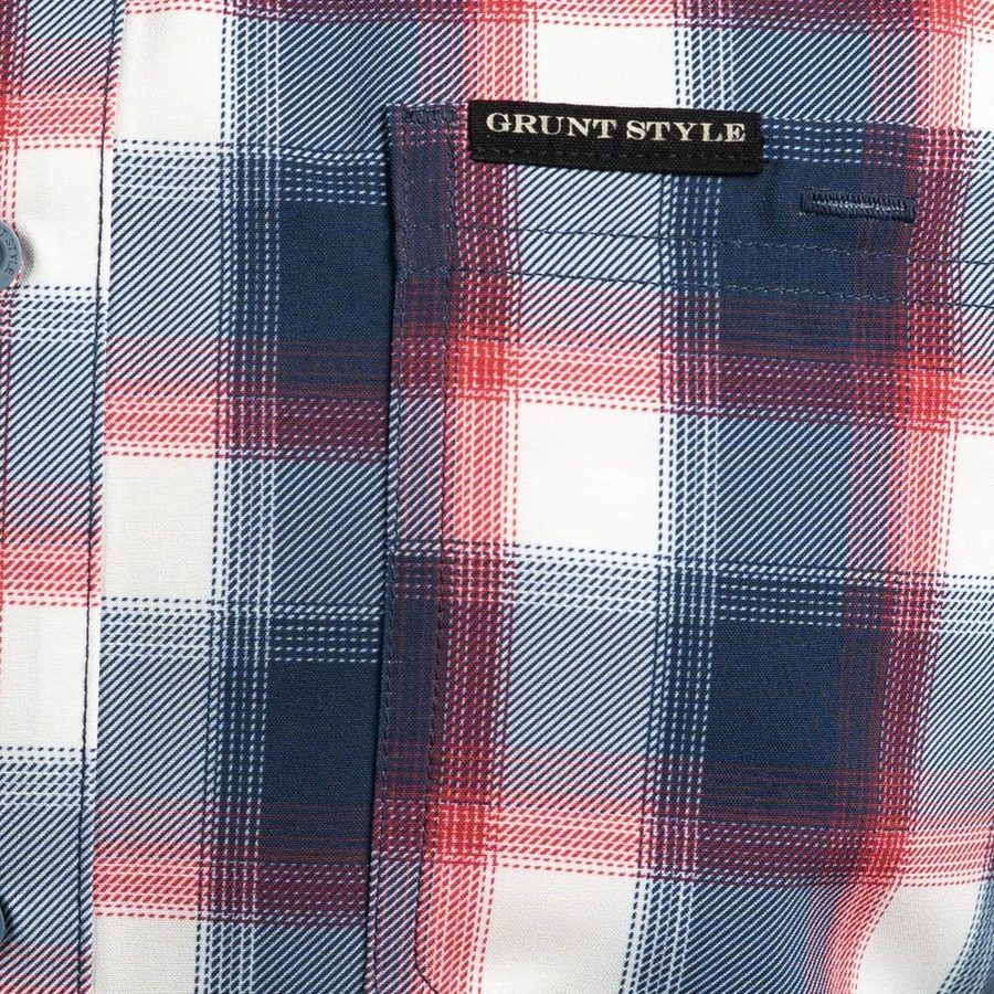 Men's Commander Button Down - Old Glory Plaid - Image 17