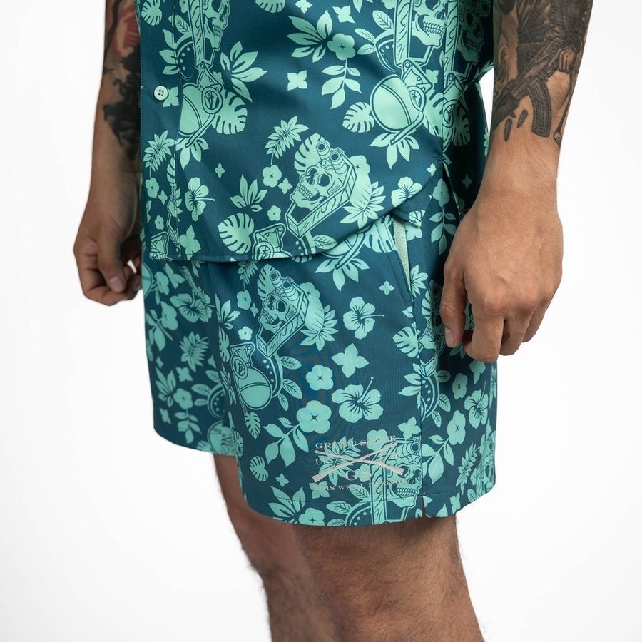 Grunt Short 5 Inseam - Tropical Death Harbor - Image 12