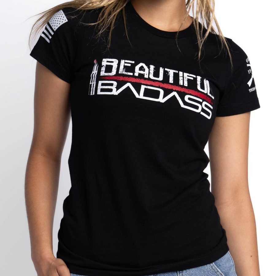 Women's Beautiful Badass T-Shirt - Black - Image 8