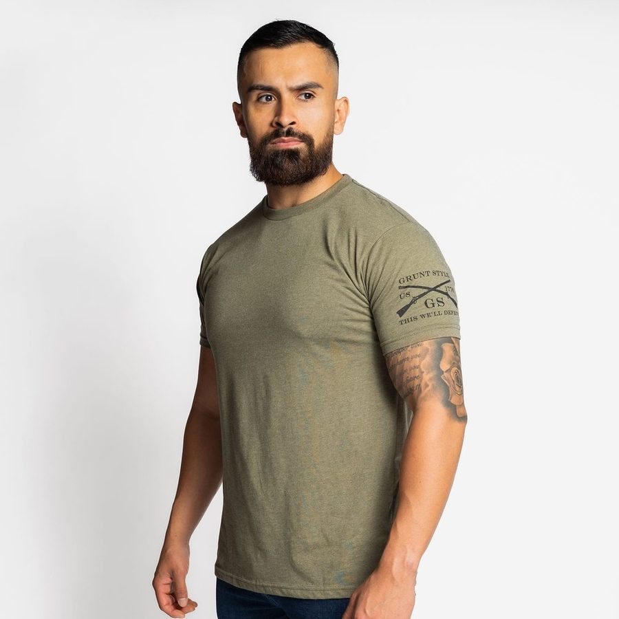 Basic T-Shirt - Military Green - Image 6