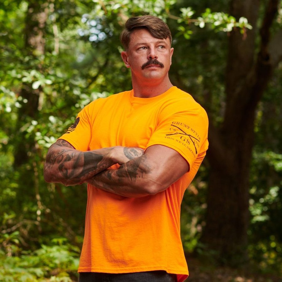 Basic T-Shirt - Safety Orange - Image 2