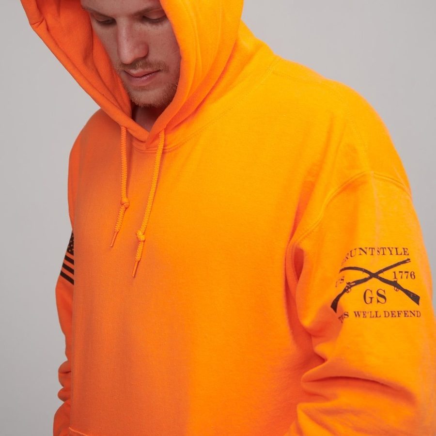 Basic Hoodie Safety Orange 2 Pack - Image 7