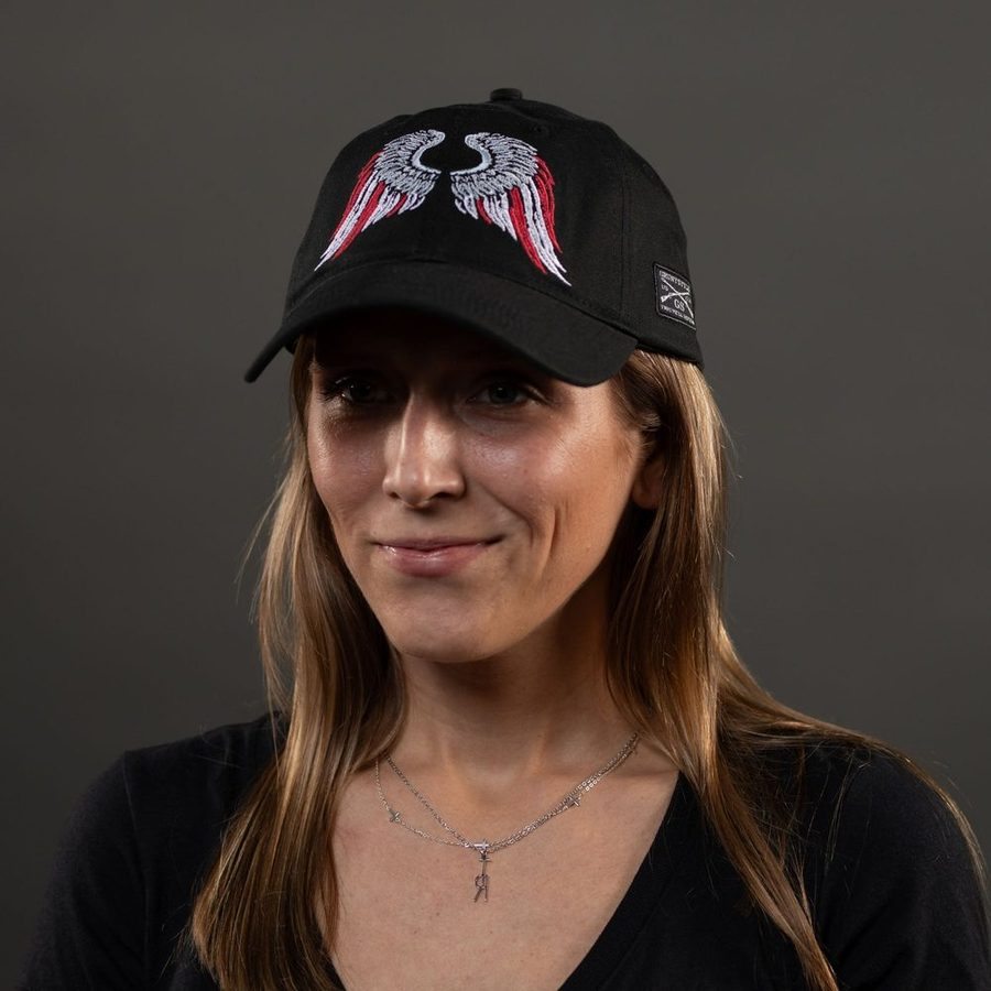 Freedom Angel Dad Hat - Black - Image 2