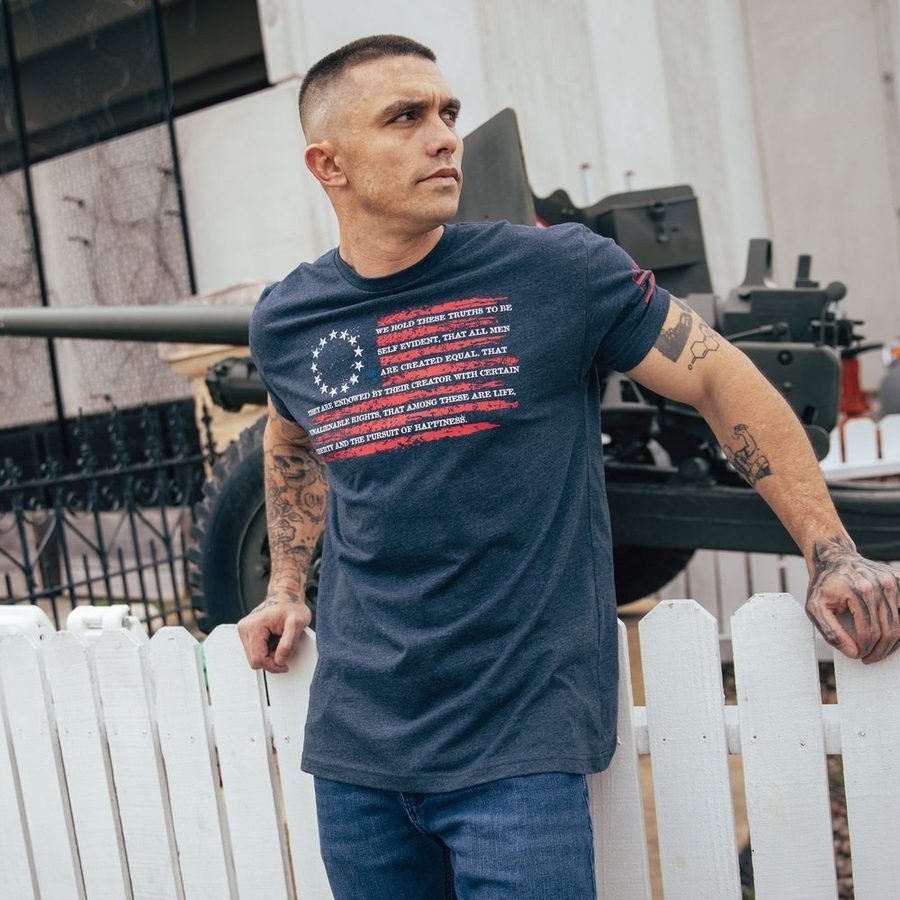 Declaration T-Shirt - Midnight Navy - Image 6