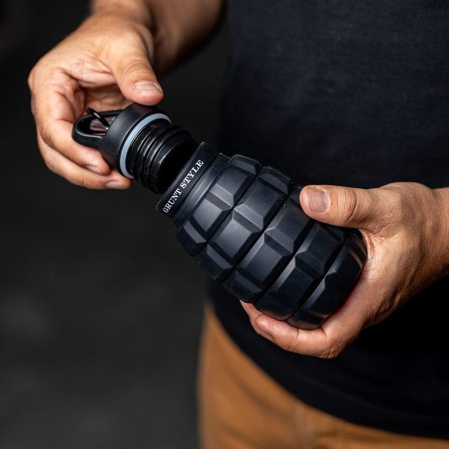 Grunt Style Black Hydro Blast: Collapsible Bottle - Image 2