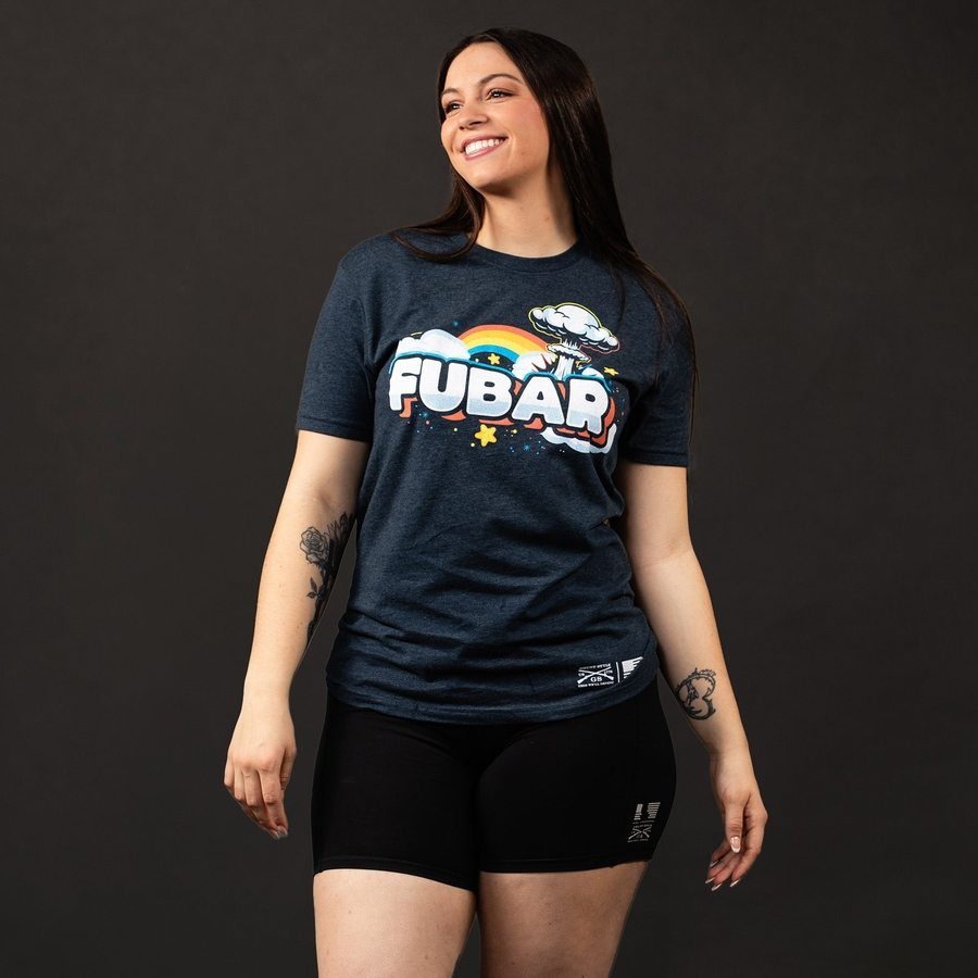 Women's FUBAR Boyfriend Fit T-Shirt - Midnight Navy - Image 5
