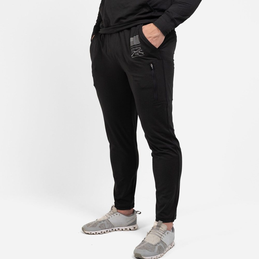 Men's All-Day Jogger - Heather Black - Image 4