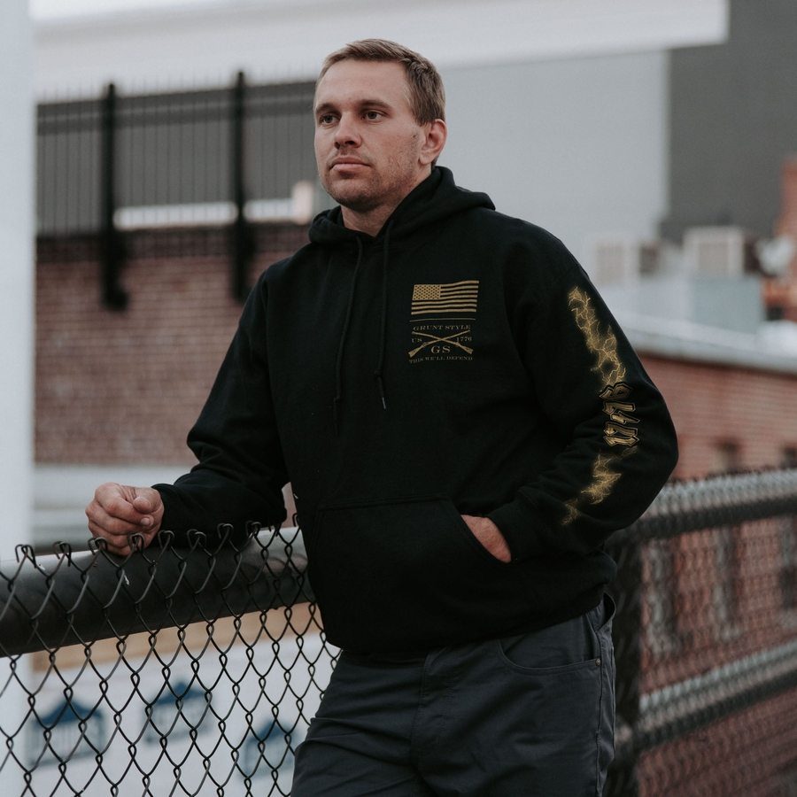 Freedom Over Tyranny Hoodie - Black - Image 3