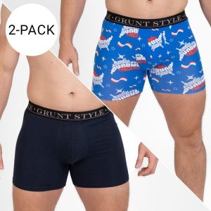 Base Command 2-Pack Boxer Briefs - Navy & FAFO