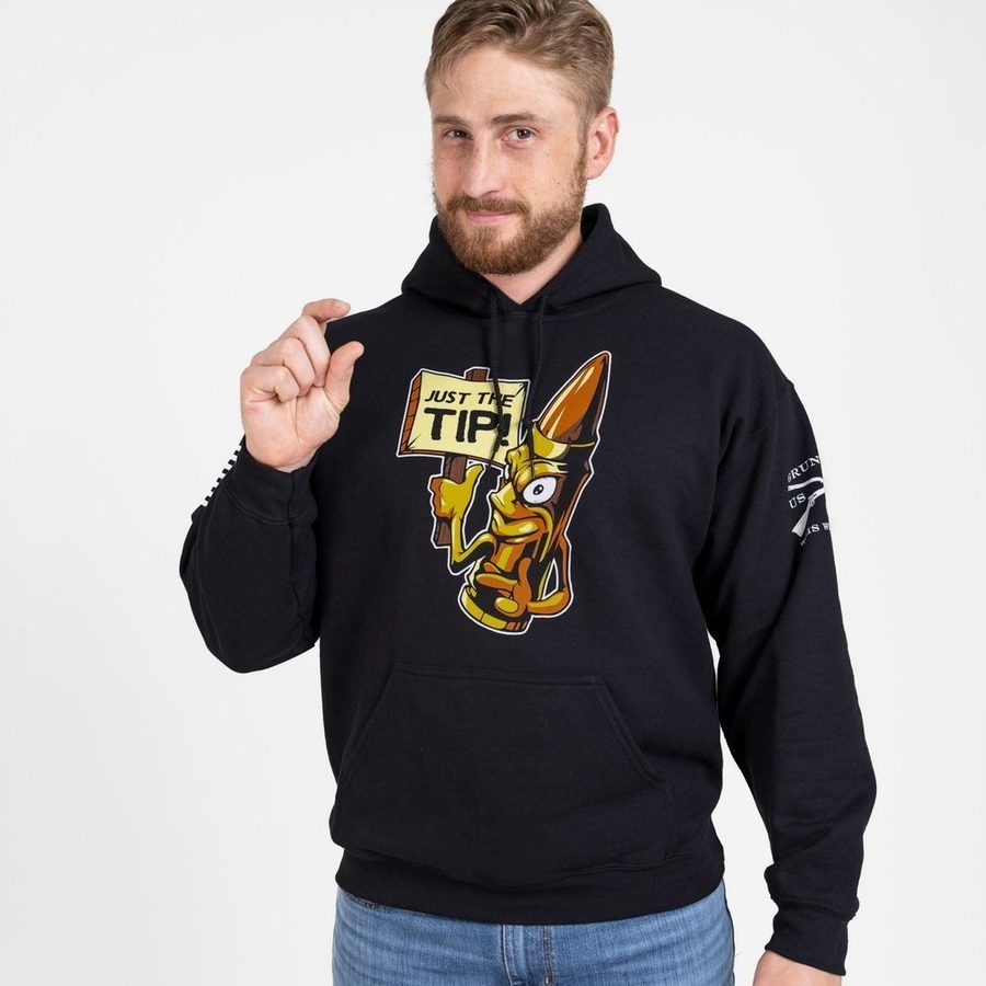 Just The Tip Hoodie - Black - Image 7