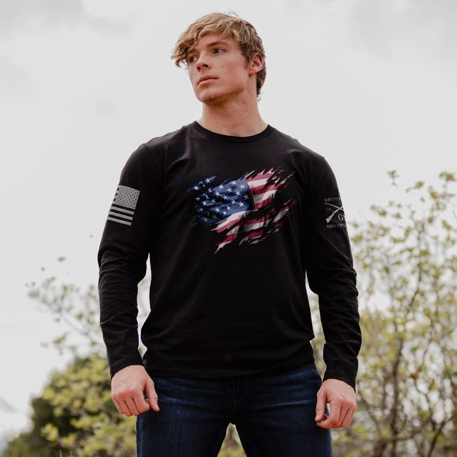 Still Standing Long Sleeve - Black - Image 2