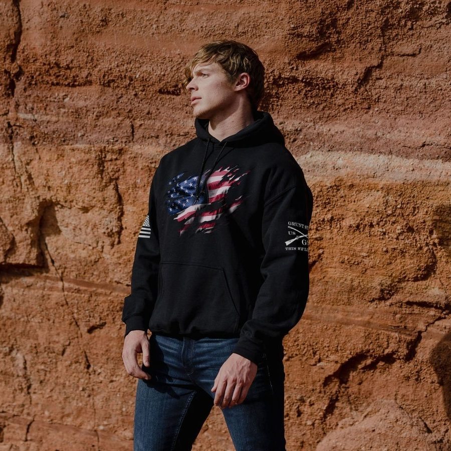 Still Standing Hoodie - Black - Image 2
