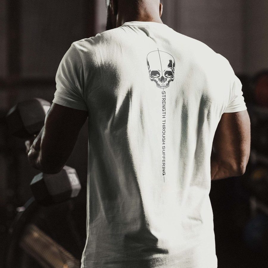 Strength Through Suffering T-Shirt - Sand - Image 2