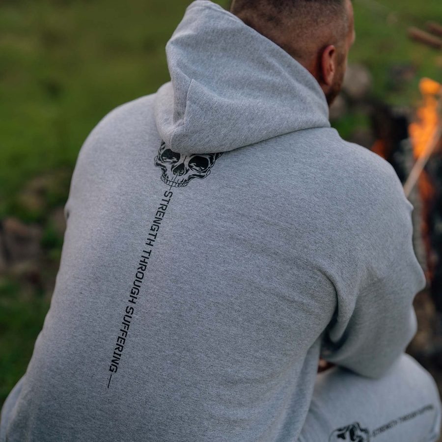 Strength Through Suffering Hoodie - Sport Gray - Image 3