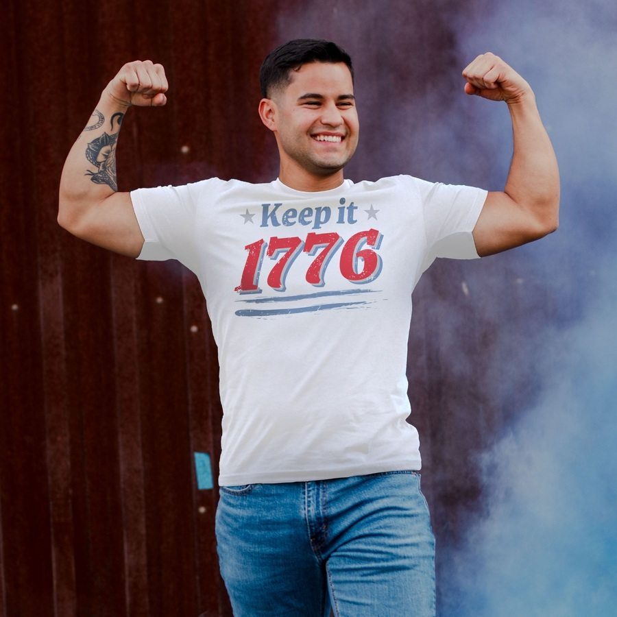 Keep It 1776 T-Shirt - White - Image 2