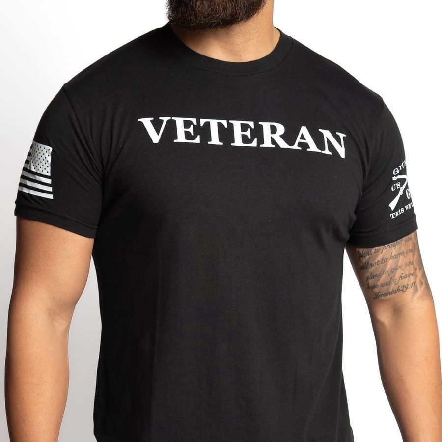 Veteran Defined T-Shirt - Black - Image 8