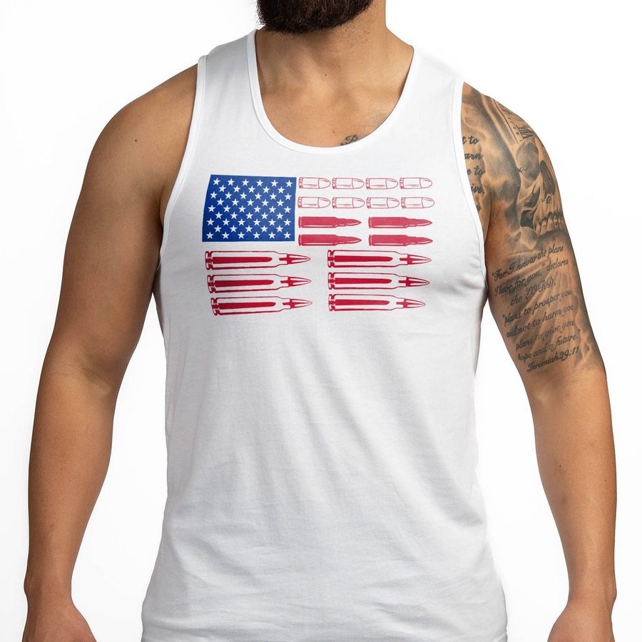 Men's Ammo Flag Tank - White - Image 5