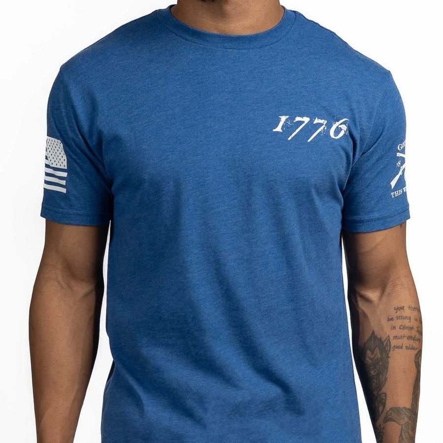 1776 Flag T-Shirt - Royal - Image 10