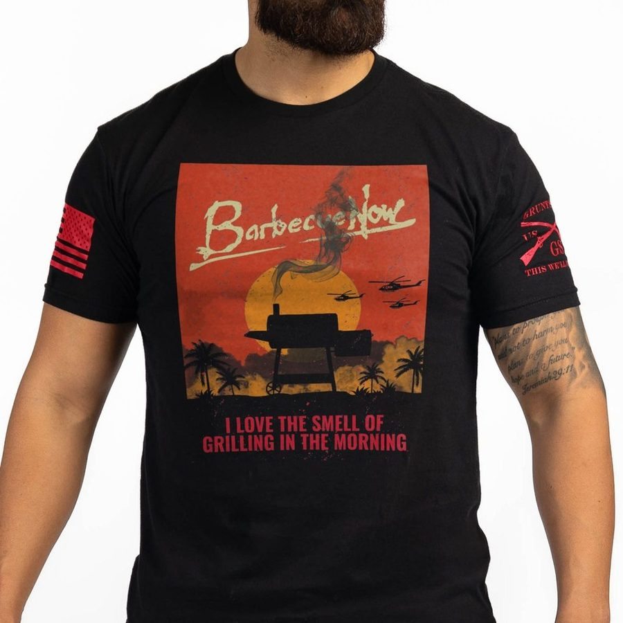 Barbecue Now T-Shirt - Black - Image 5