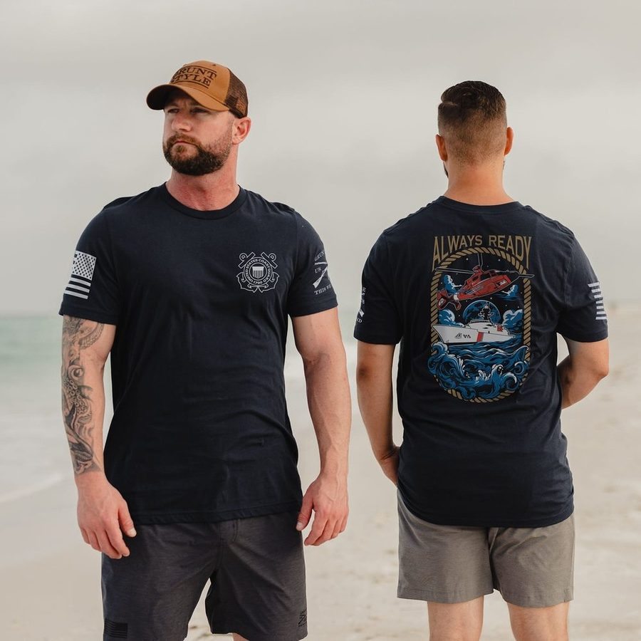 USCG - Always Ready T-Shirt - Black - Image 2