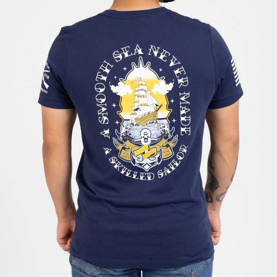 USN - Skilled Sailor T-Shirt - Navy - Image 6