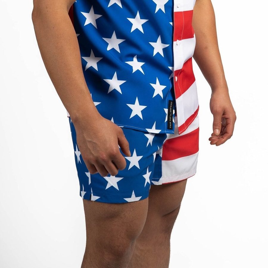 Grunt Short 5 Inseam - American Flag - Image 17
