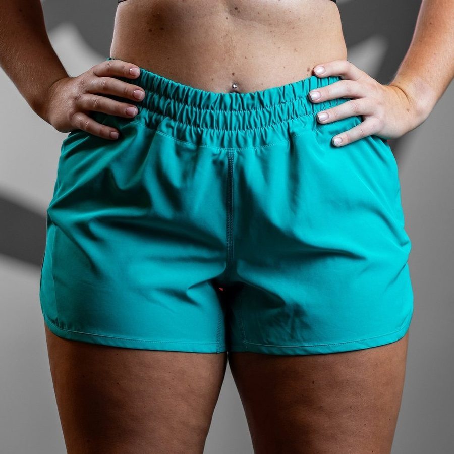 Women's Agility Shorts - Aqua - Image 2