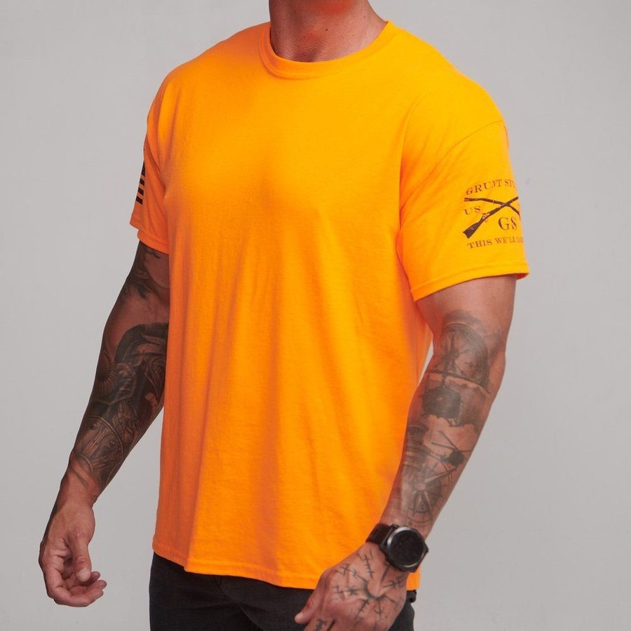 Basic T-Shirt - Safety Orange - Image 3