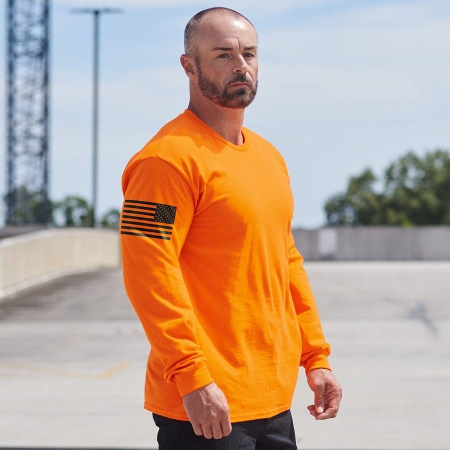 Basic Long Sleeve - Safety Orange - Image 3