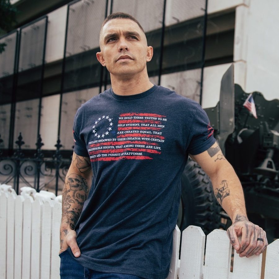 Declaration T-Shirt - Midnight Navy - Image 2