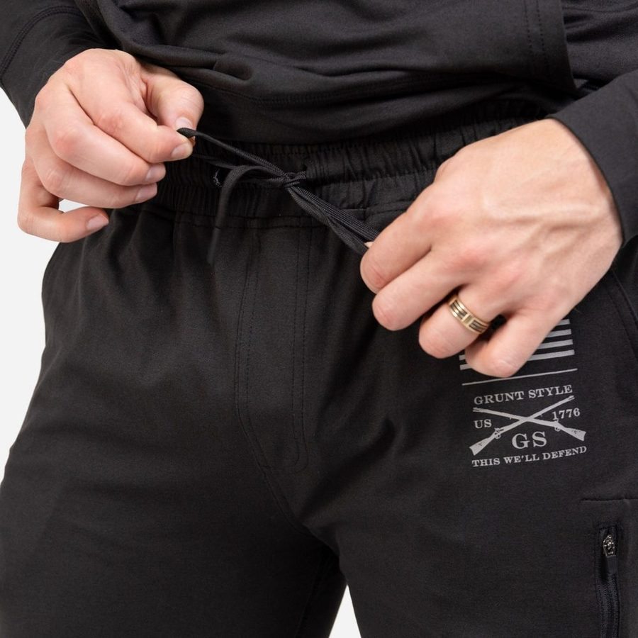 Men's All-Day Jogger - Heather Black - Image 6
