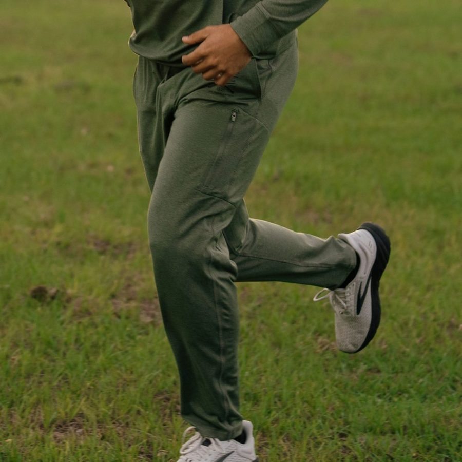 Men's All-Day Jogger - Heather Military Green - Image 2