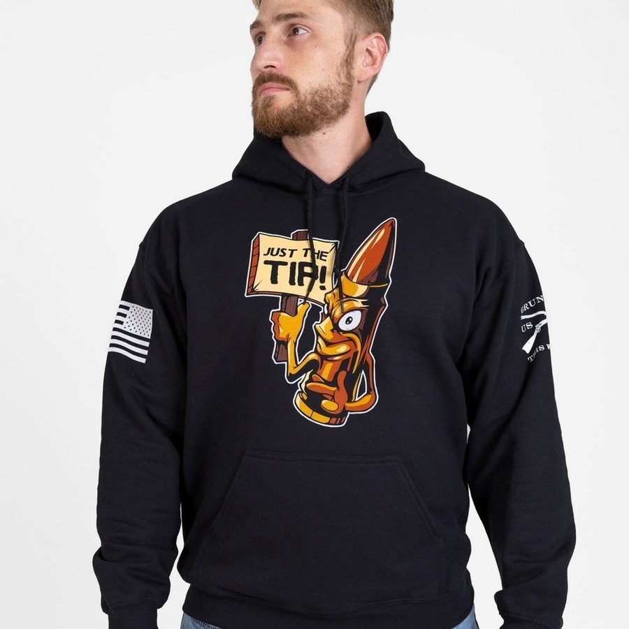 Just The Tip Hoodie - Black - Image 5