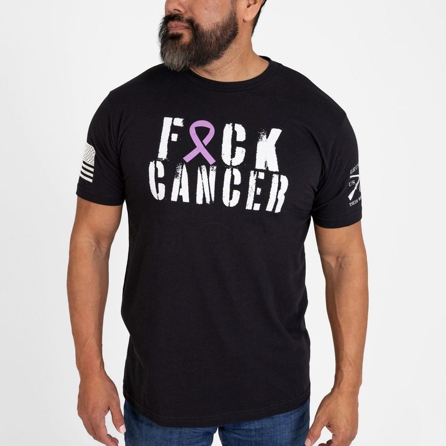 F*ck All Cancer T-Shirt - Black - Image 5