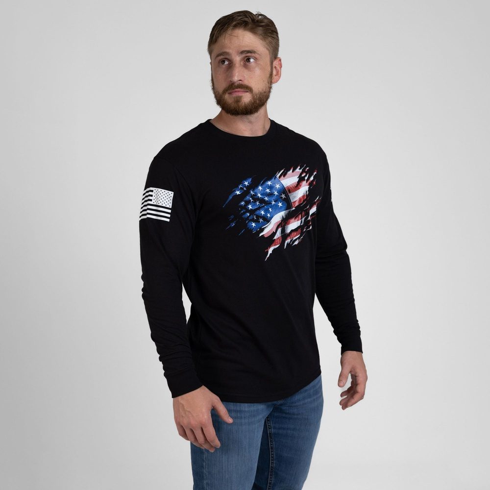 Still Standing Long Sleeve - Black - Image 5