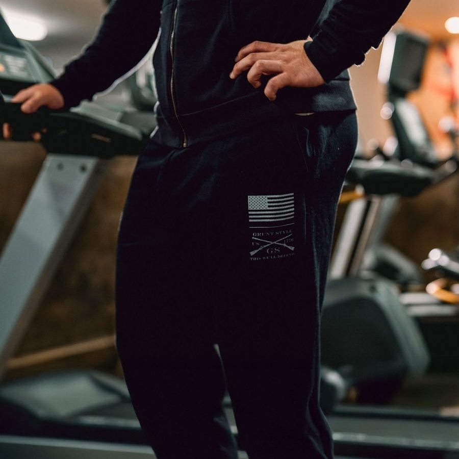 Strength Through Suffering Sweat Pant - Black - Image 4
