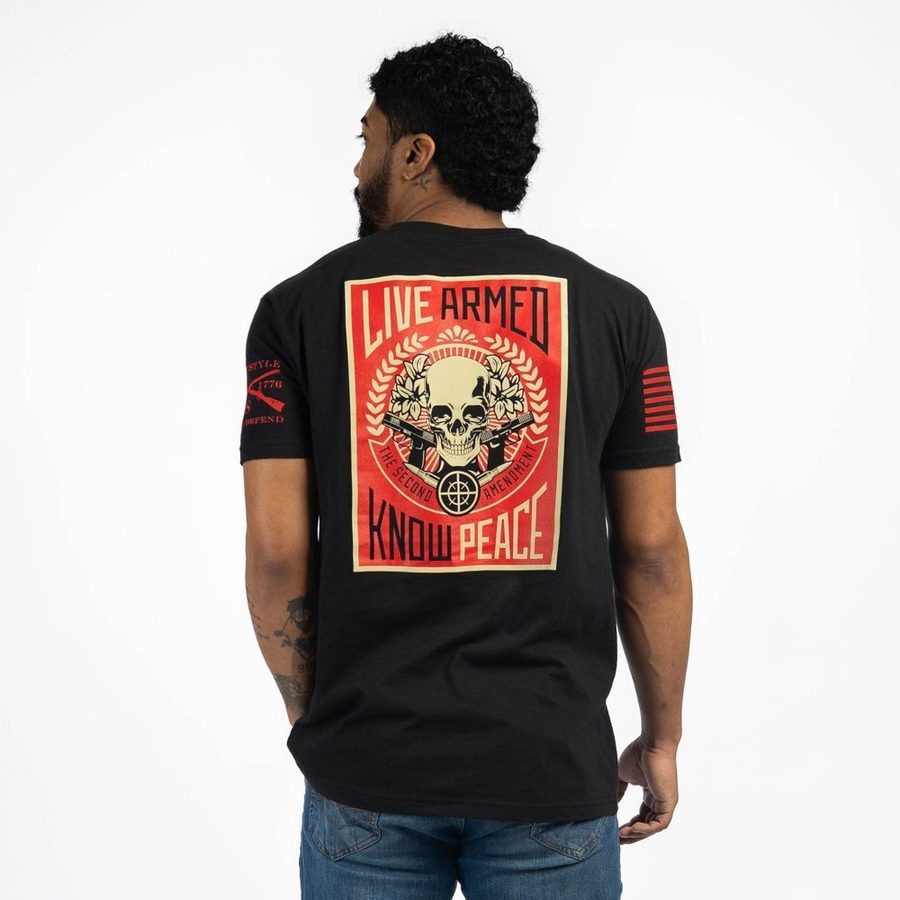 Live Armed T-Shirt - Black - Image 11