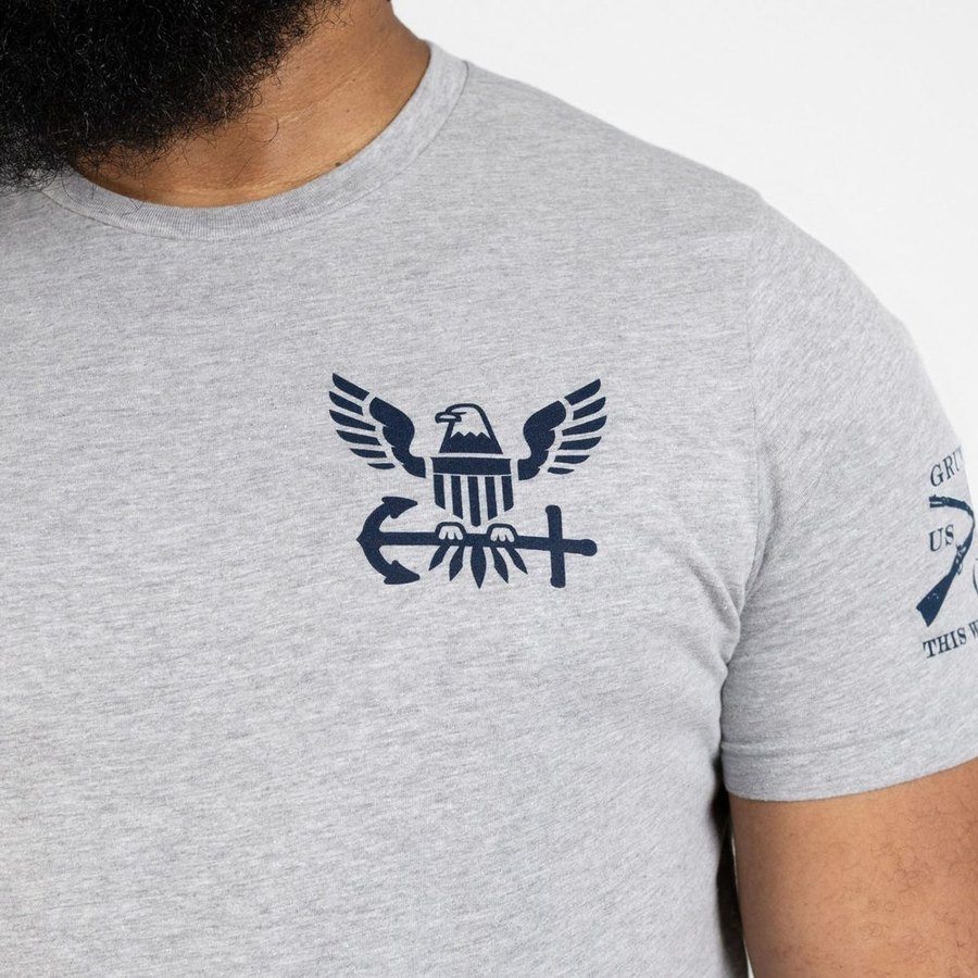 USN - Nautical Traveler T-Shirt - Athletic Heather - Image 8