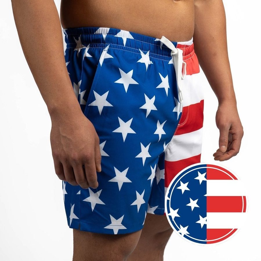 Grunt Short 7 Inseam - American Flag