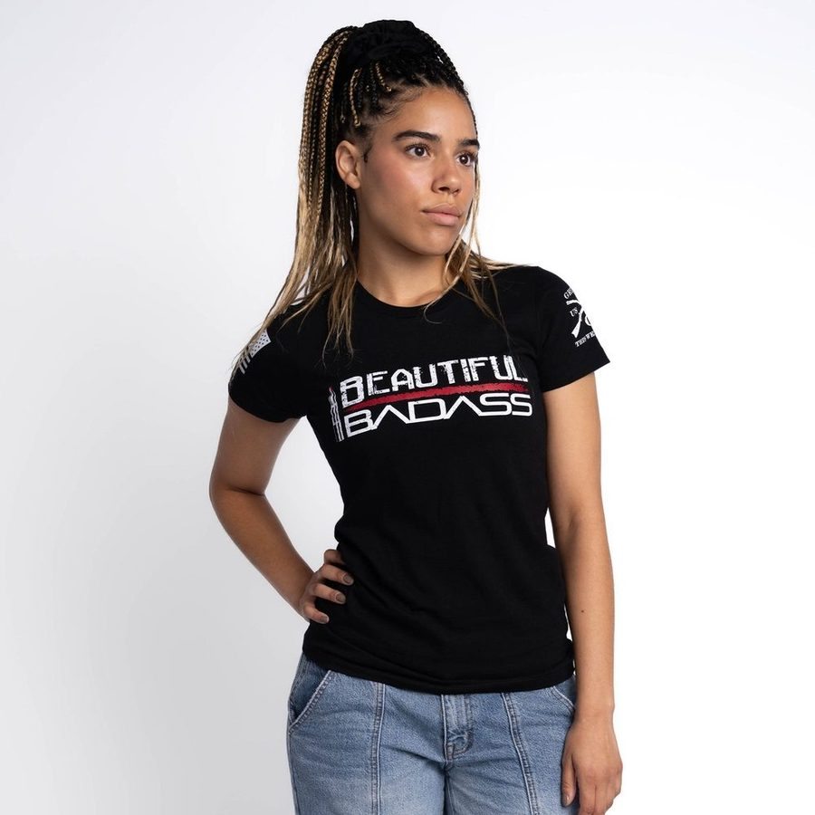 Women's Beautiful Badass T-Shirt - Black - Image 10