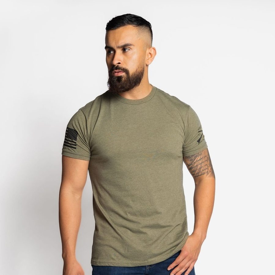 Basic T-Shirt - Military Green - Image 7