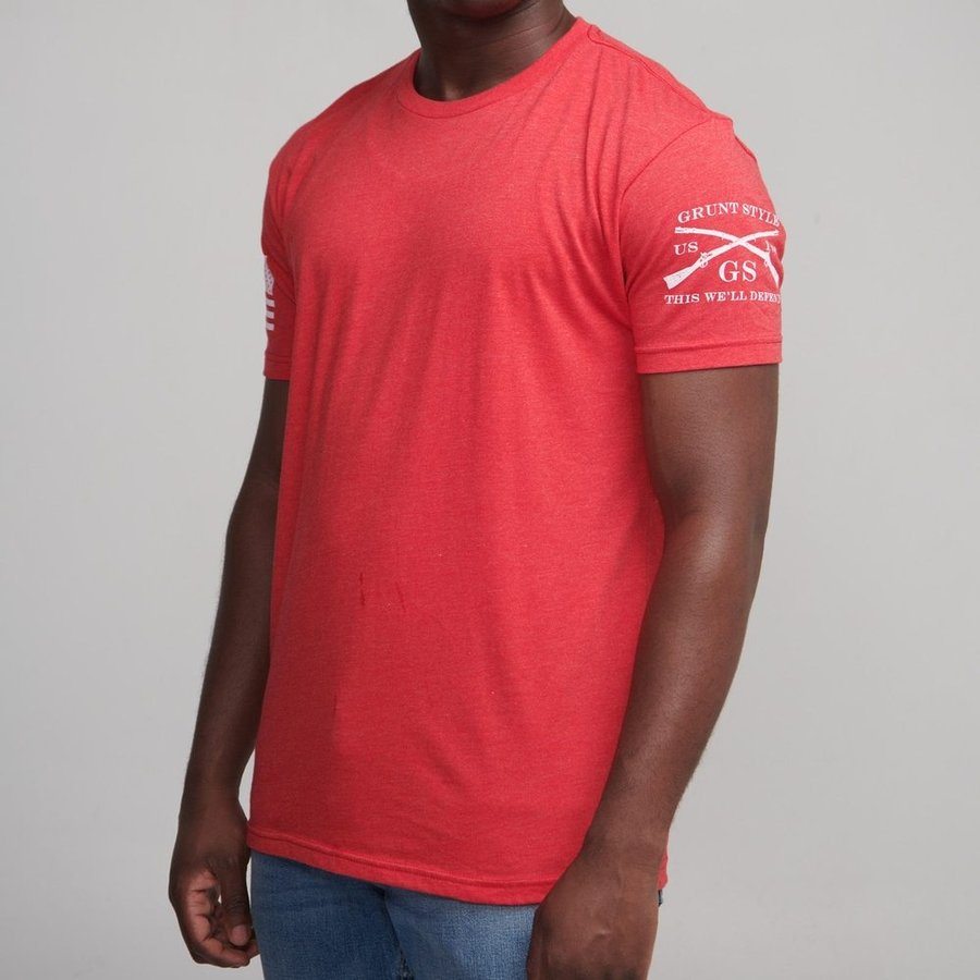 Basic T-Shirt - Red - Image 2