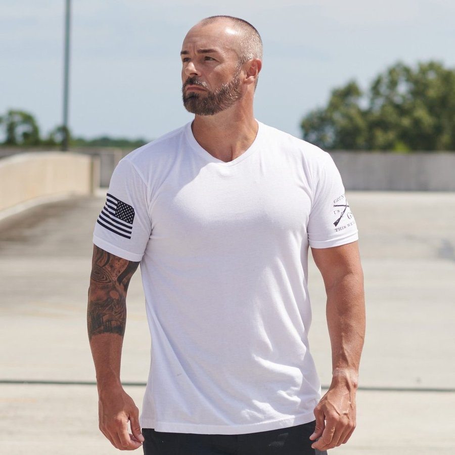 Basic T-Shirt - White - Image 3