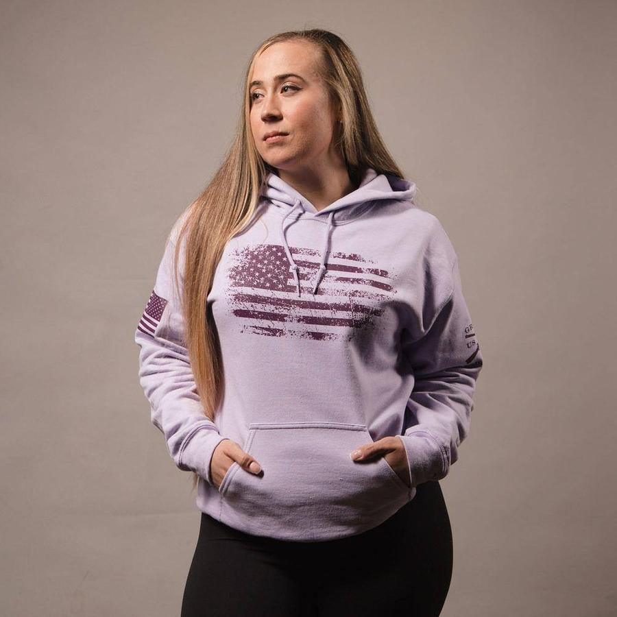 Women's Vintage American Hoodie - Orchid - Image 2