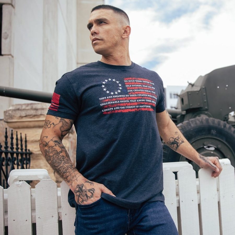Declaration T-Shirt - Midnight Navy - Image 3